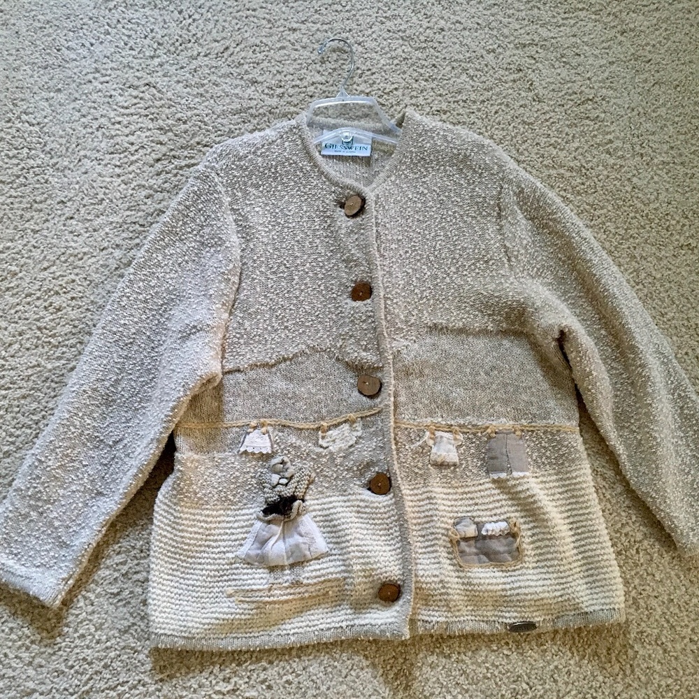 Giesswein trachten wool blend cardigan